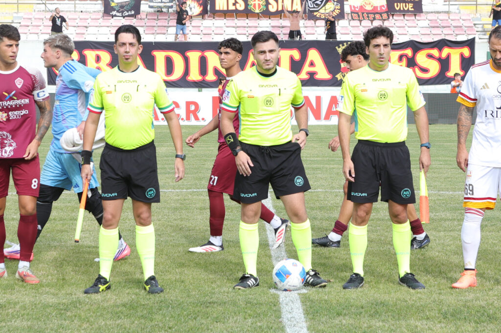 ACR Messina-Athletic Gioiosa arbitro e assistenti