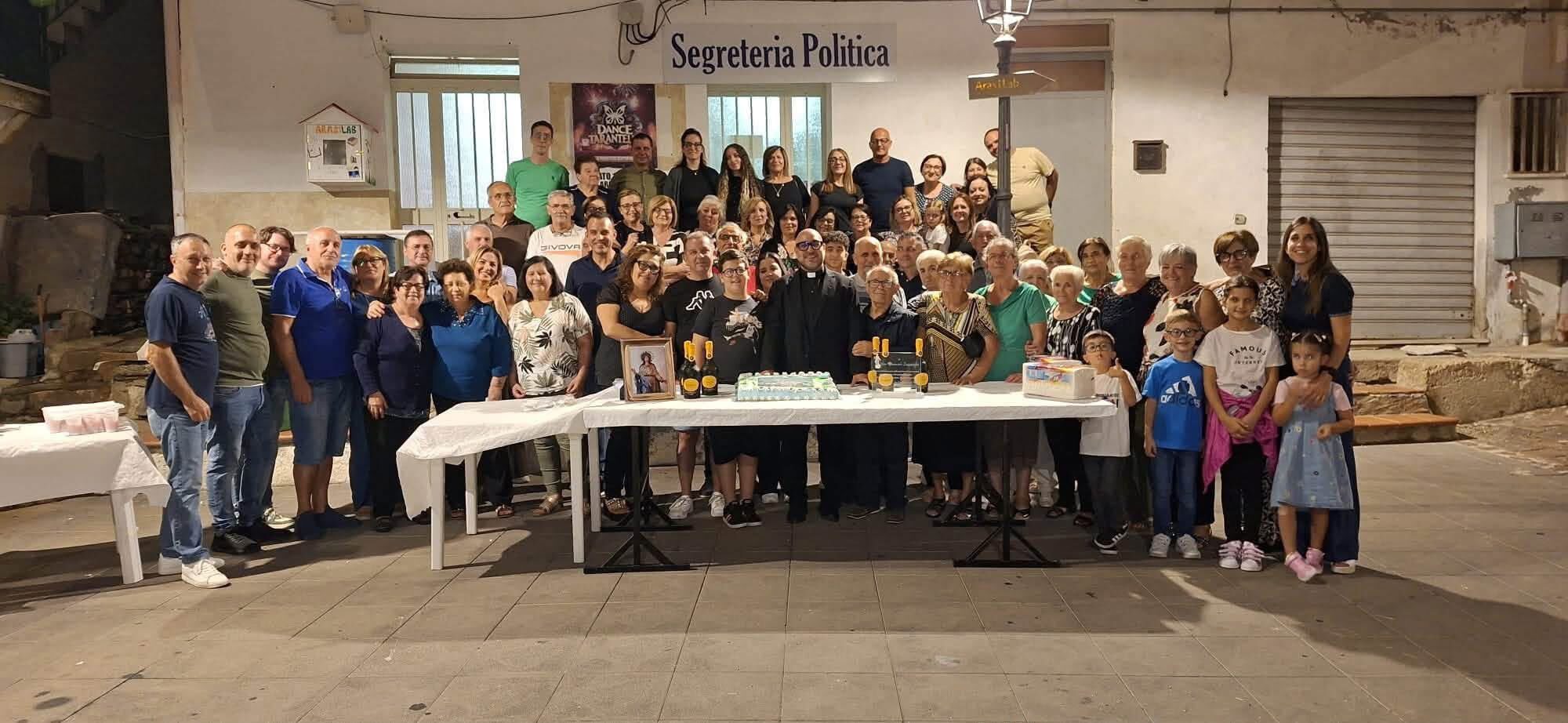 Arasì saluto don Giovanni Zappalà