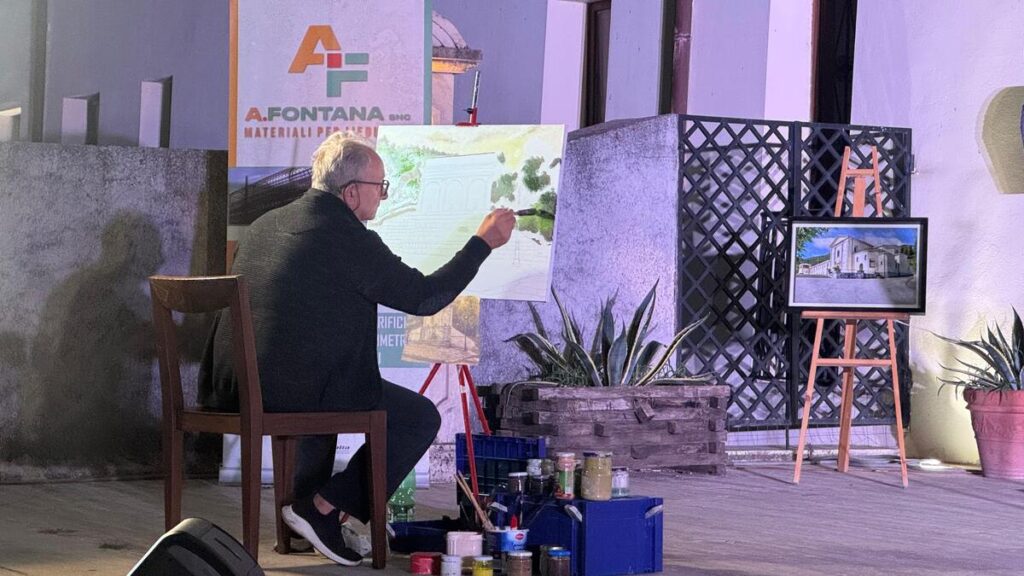 Armando Cistaro all'estemporanea