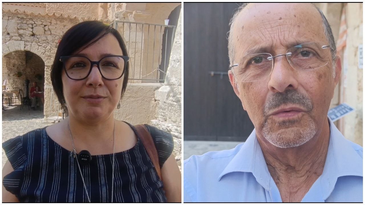 Assessore Marisa La Rosa e prof. Giacomo Oliva