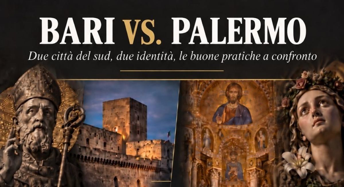 Bari vs Palermo. Due città del sud, due identità, le buone pratiche a confronto