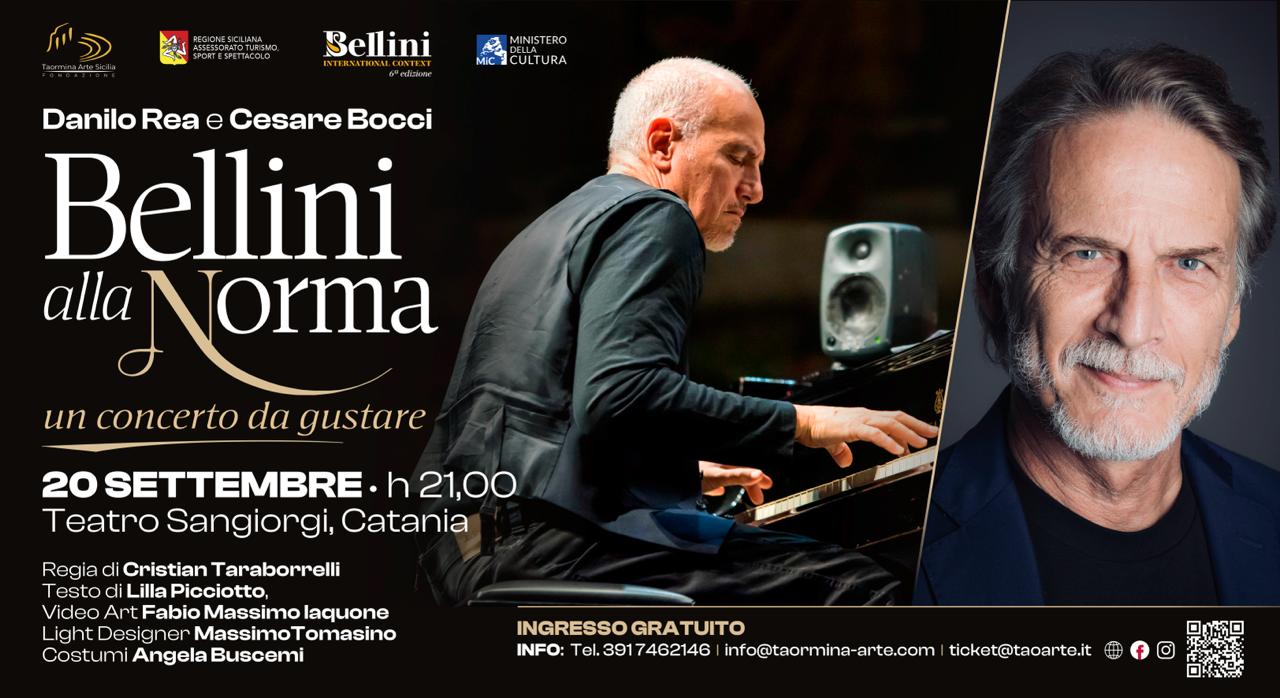 Rea e Bocci al Teatro Sangiorgi di Catania per il Bellini International Context 