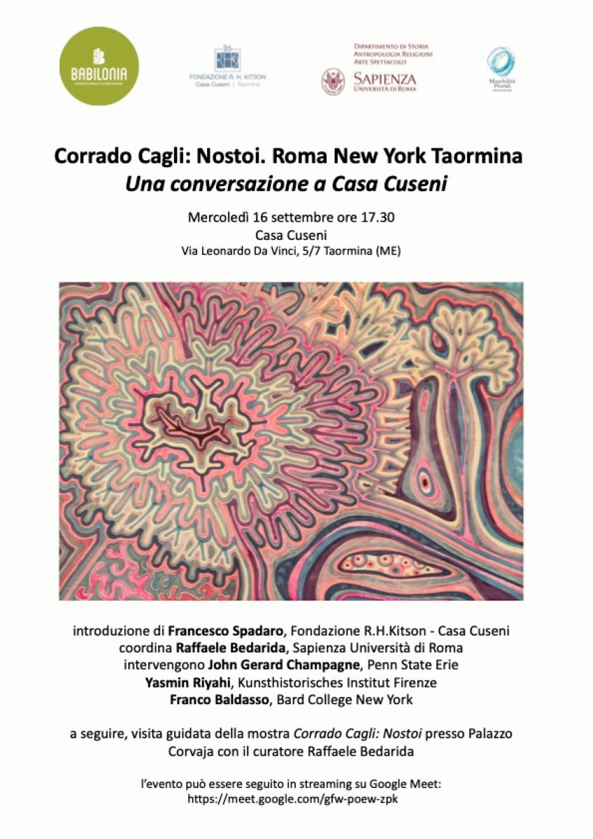 Corrado Cagli Nostoi. Roma New York Taormina