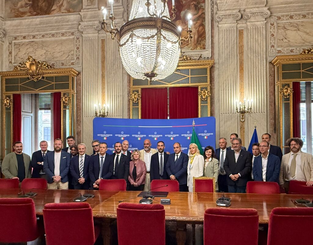Dirigenti Coldiretti all'incontro con il ministro