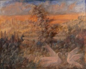 Eden 1970 Olio su tela cm 90 x50