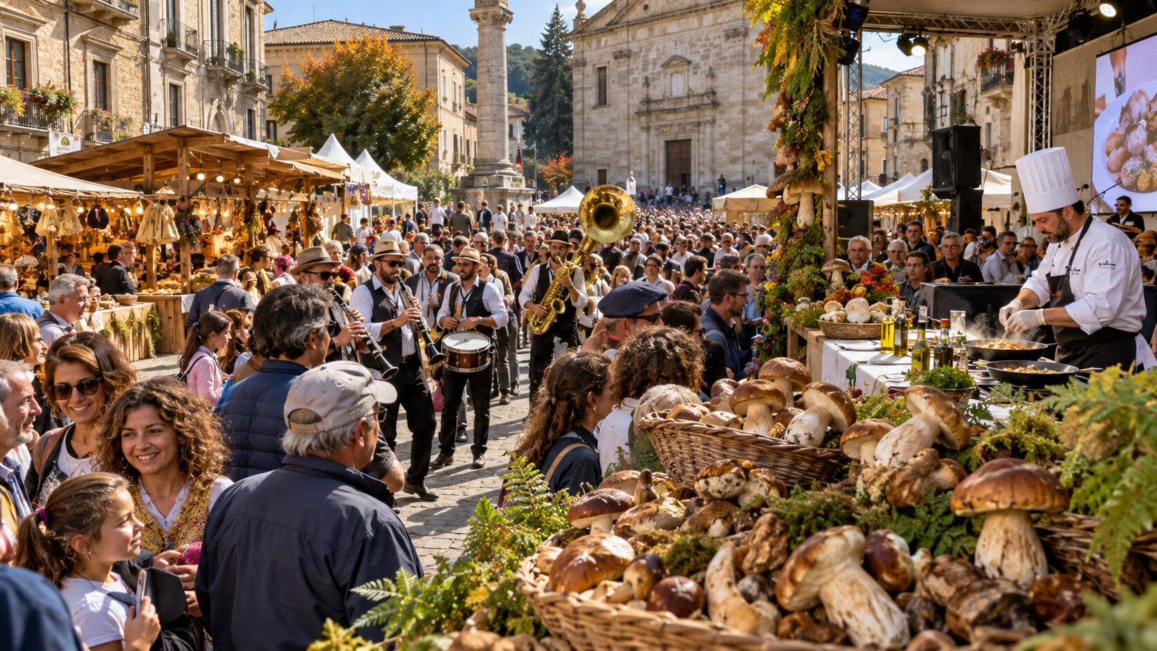Tutti pazzi per i funghi! A Serra San Bruno è boom di presenze alla Festa del Fu