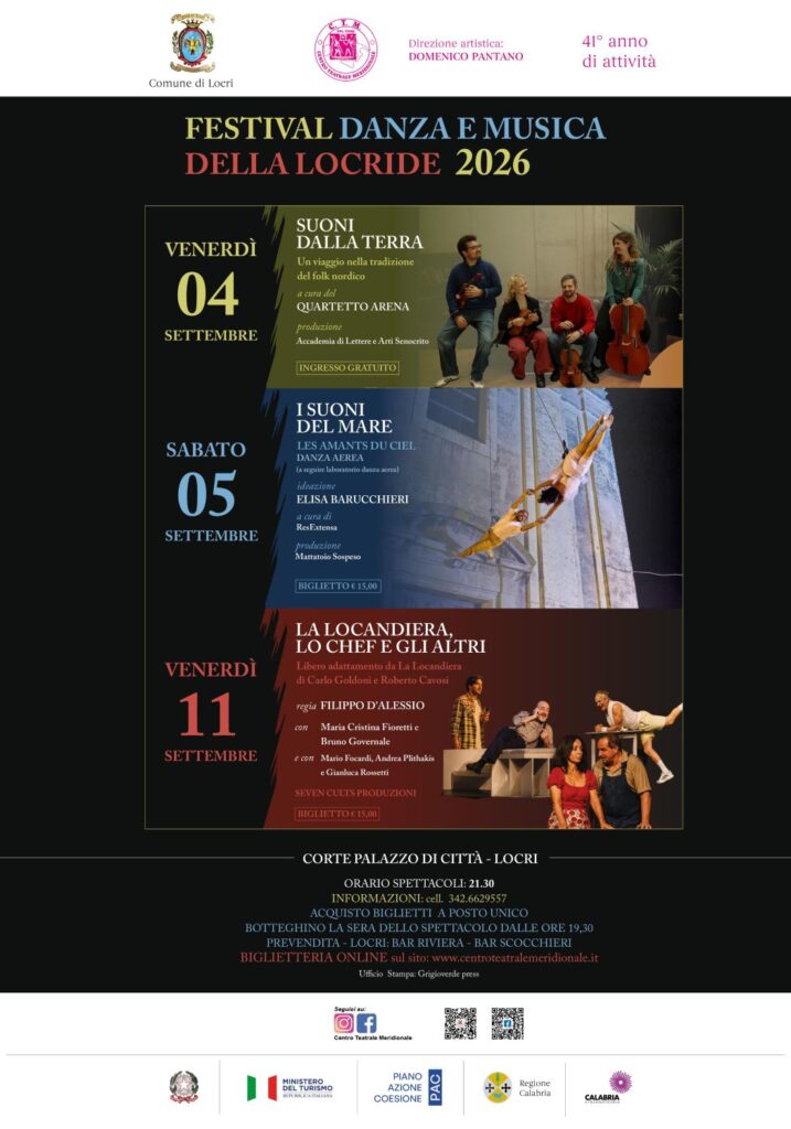 Festival Danza e Musica della Locride - Locandina