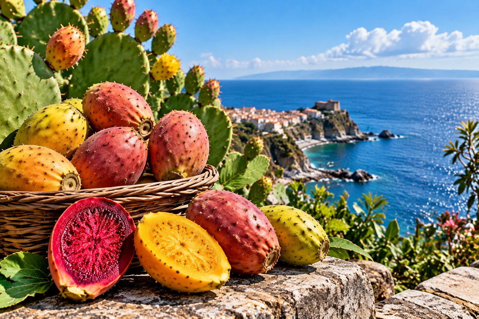 Fico d’india sul mare