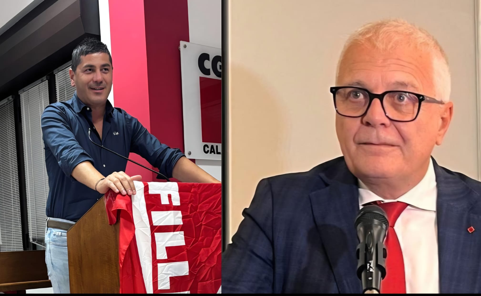 Fillea Cgil e Cgil Celebre e Trotta