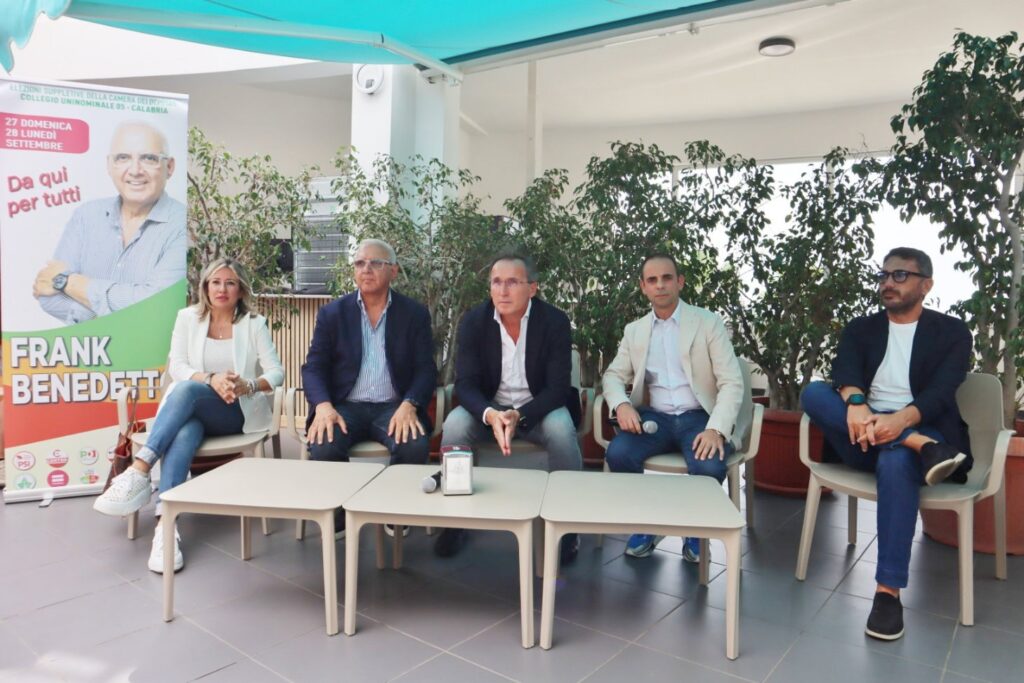Francesco Boccia a Reggio Calabria in sostegno di Frank Benedetto 19 settembre 2026