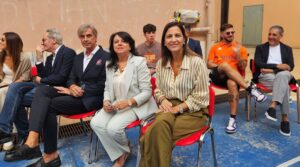 Un momento dell'accoglienza del Liceo Scientifico Leonardo Da Vinci