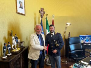 Il Questore La Rosa e il Commissario Capo Pulejo