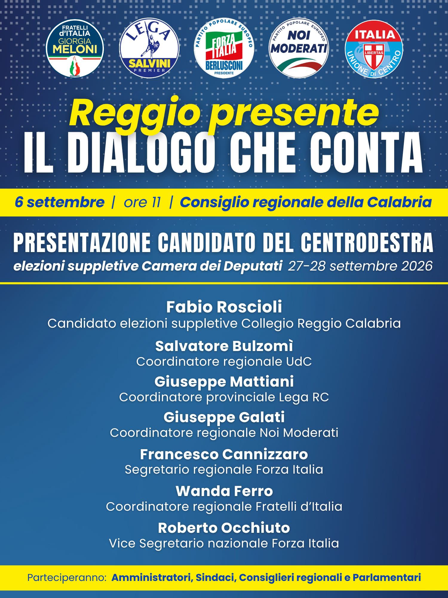 Il dialogo che conta presentazione Roscioli