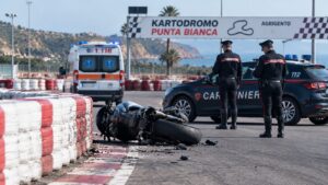 Incidente moto agrigento