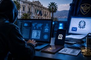Intrigo informatico tra identità e finanza