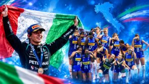 Kimi Antonelli e Italia del Volley