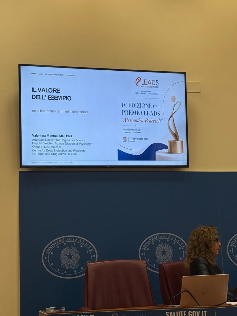 LA DOTT.SSA TIZIANA FRITTELLI INSIGNITA DEL PRESTIGIOSO PREMIO LEADS ALESSANDRA PEDERZOLI