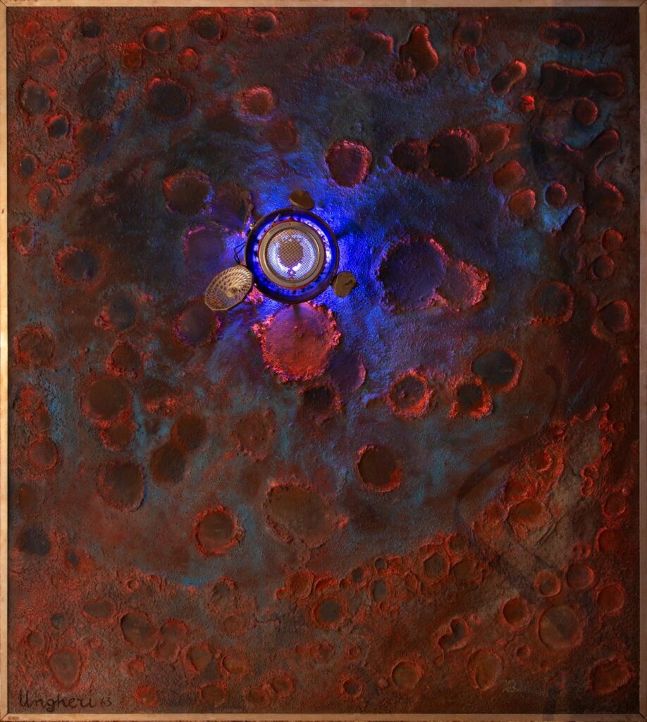 Lem Rosso 140x30x155cm 1963 polimaterico