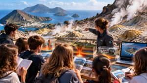 Lezione di geotermia tra vulcani e mare