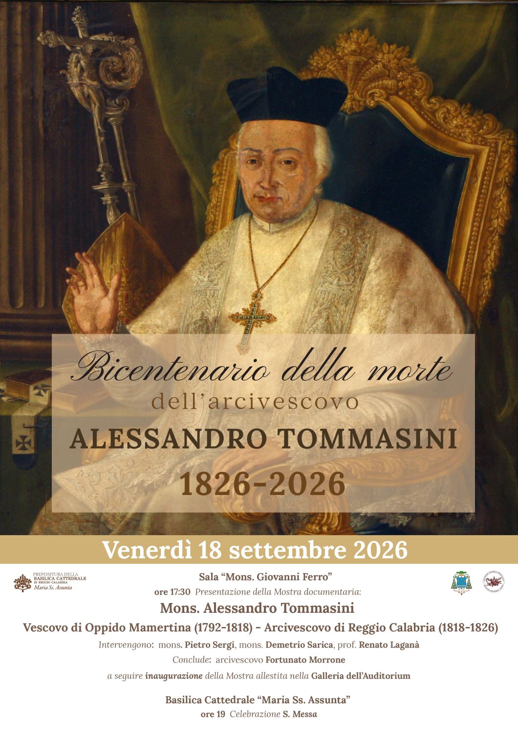 Locandina Arcivescovo Tommasini