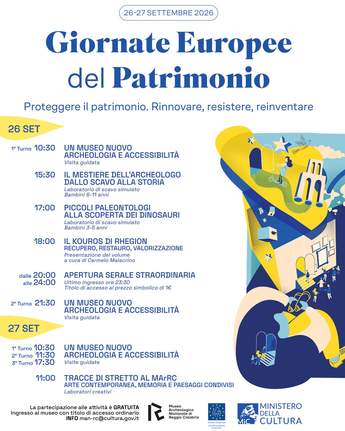 Locandina Giornate Europee del Patrimonio