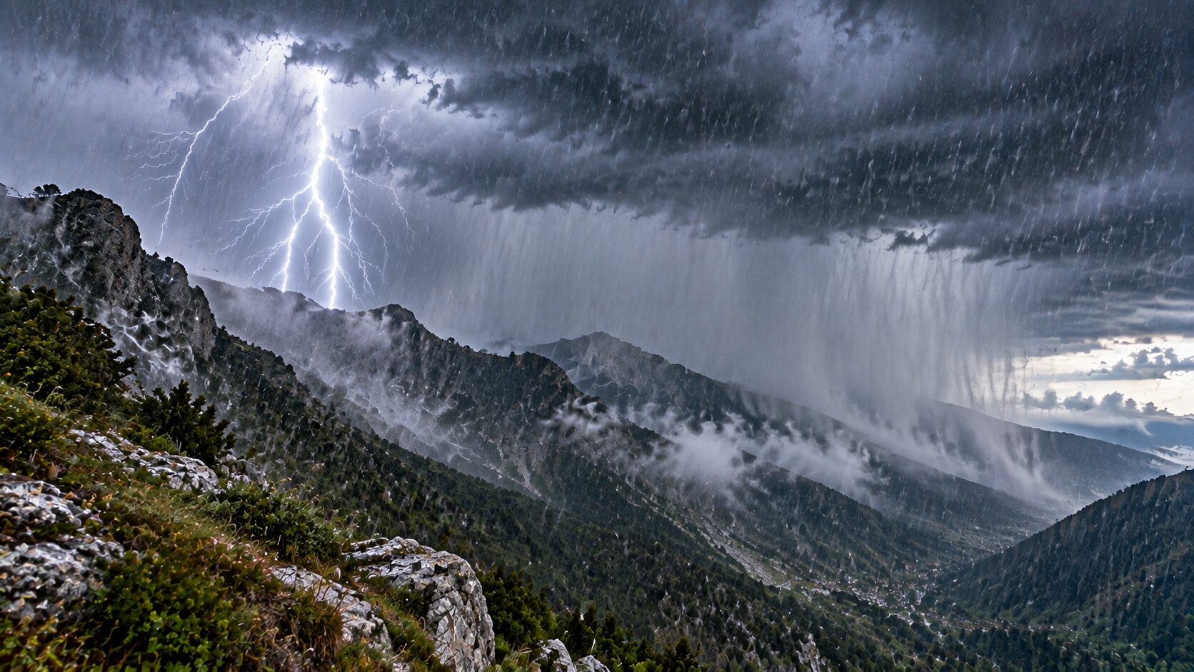 Maltempo montagna