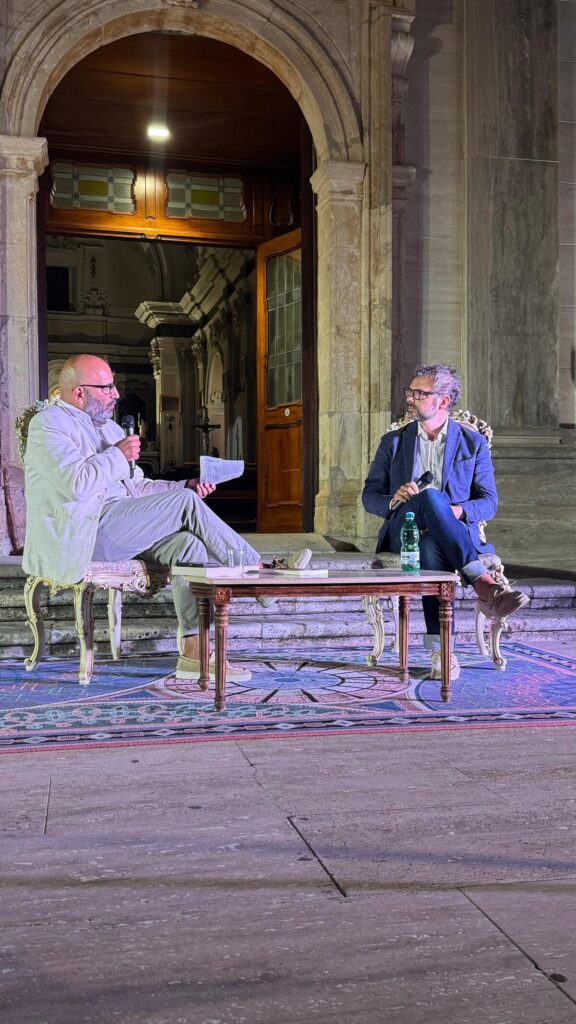 Mastrantonio che dialoga con Guida