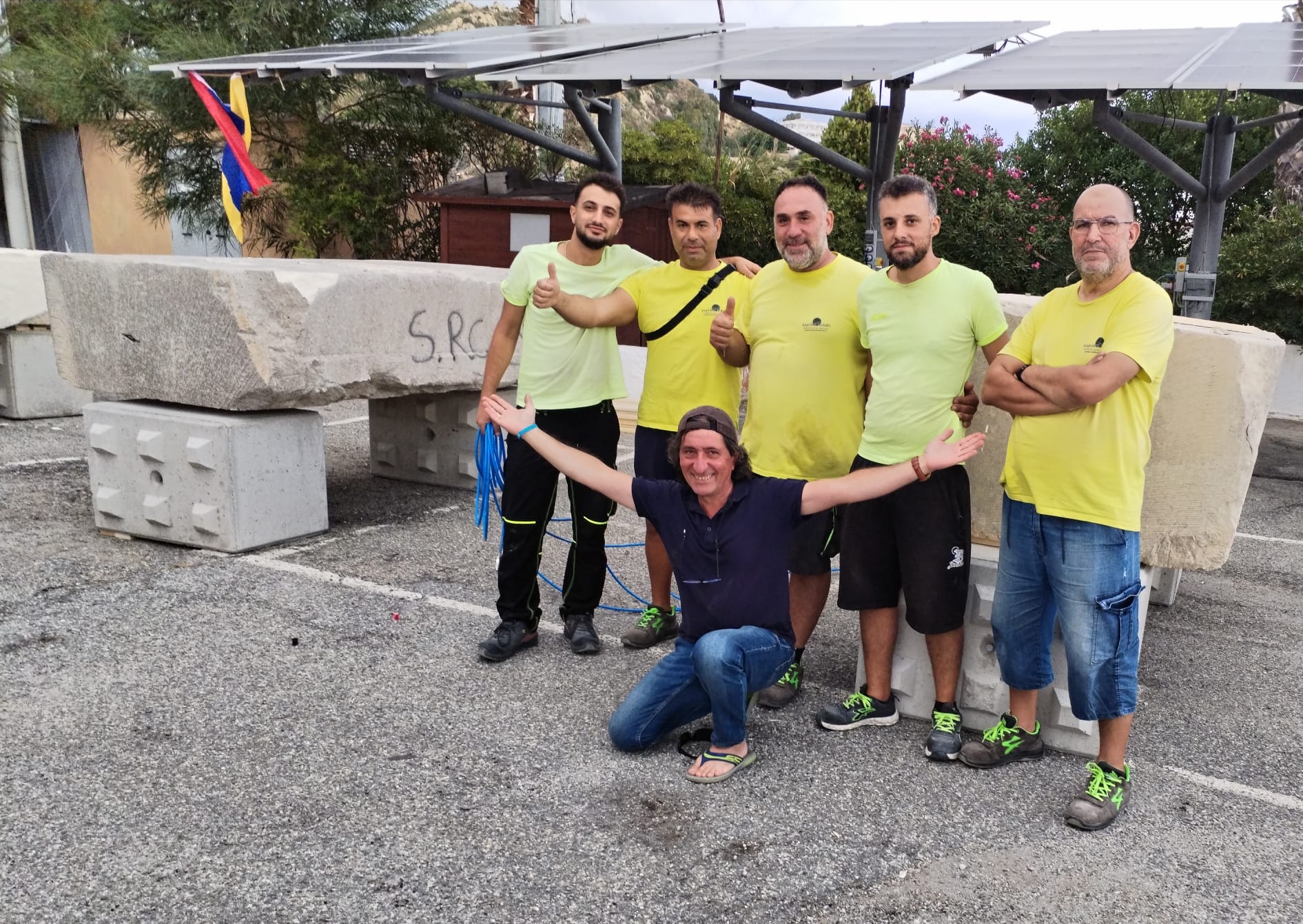 Mega Galmata, a Brancaleone sette scultori da sette Paesi per un simposio intern