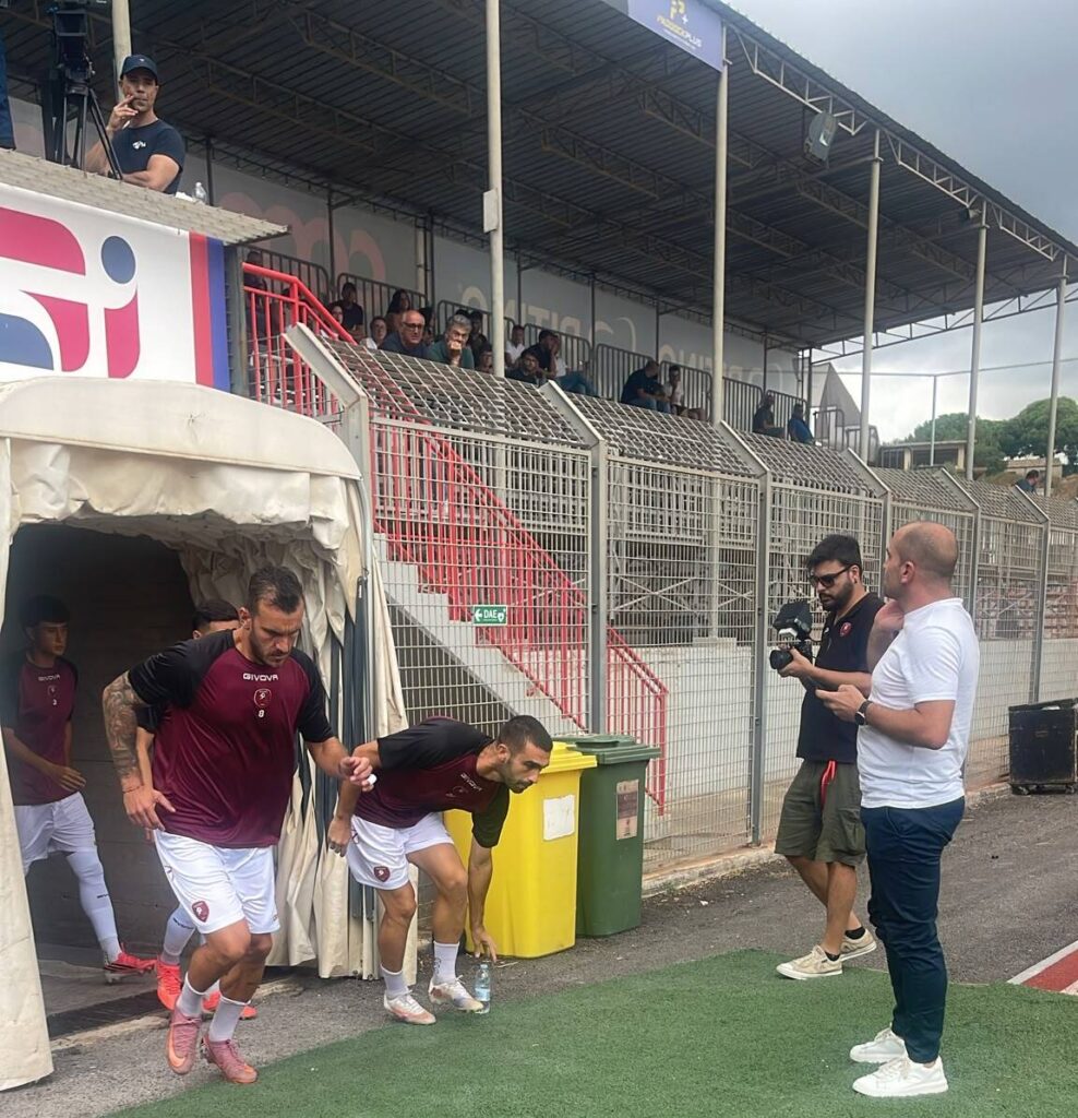 Modica Reggina riscaldamento
