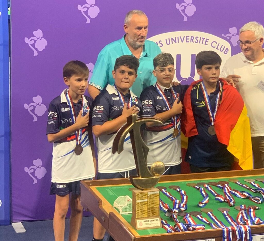 Mondiali Subbuteo Parigi Marco Averna, Samuele Murabito e Aleksandar Rossitto