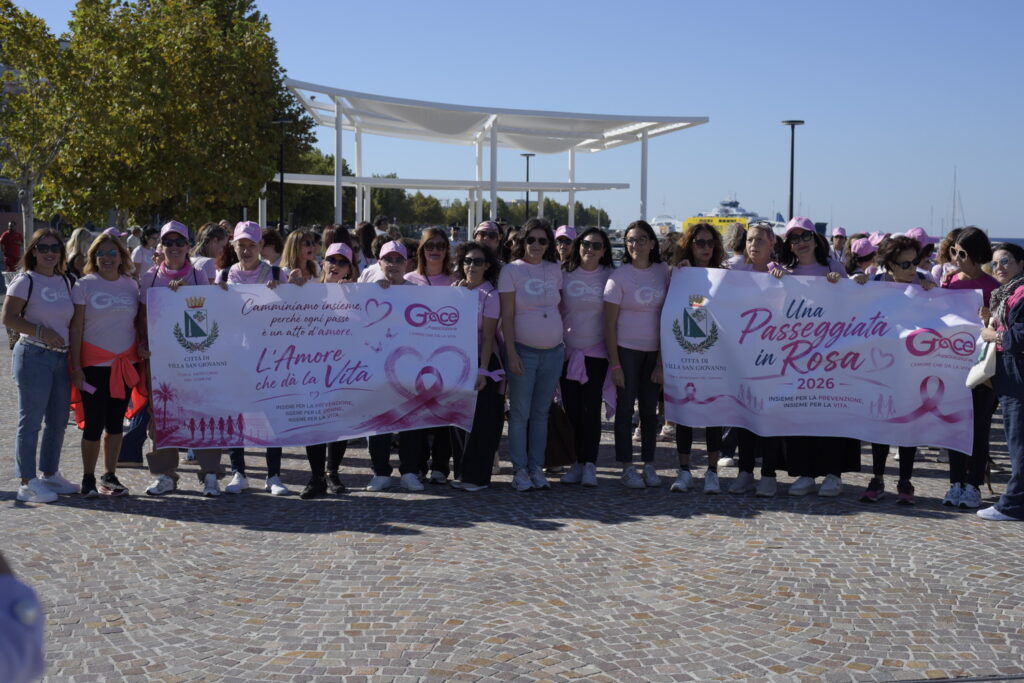 Passeggiata in rosa Cannitello