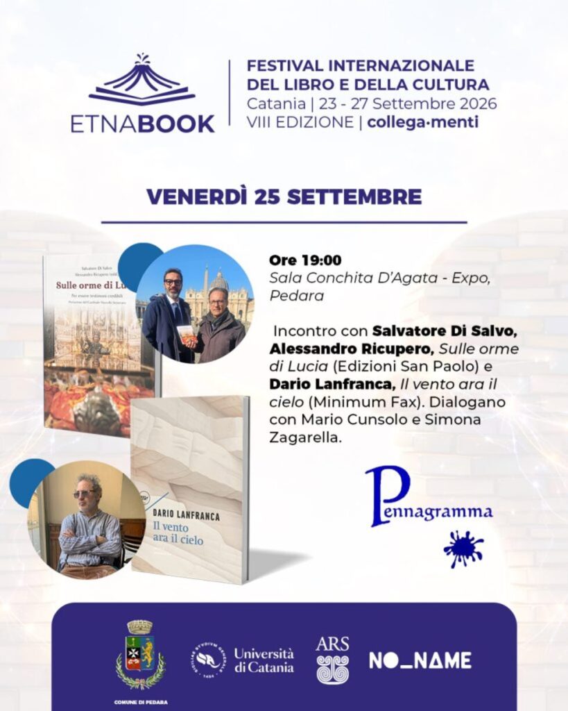 Pedara 25 settembre Etnabook festival