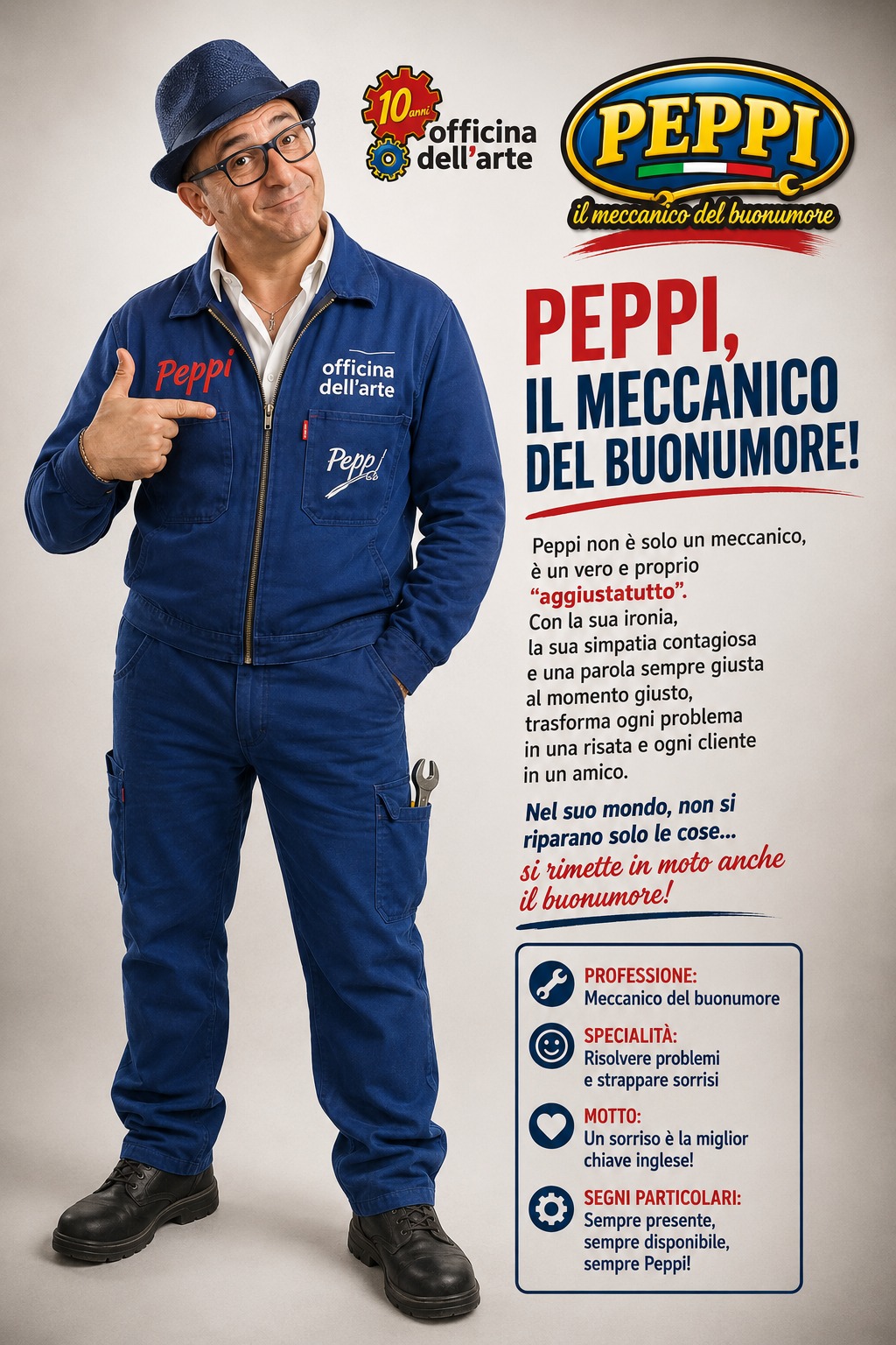 Peppi Il meccanico del buonumore