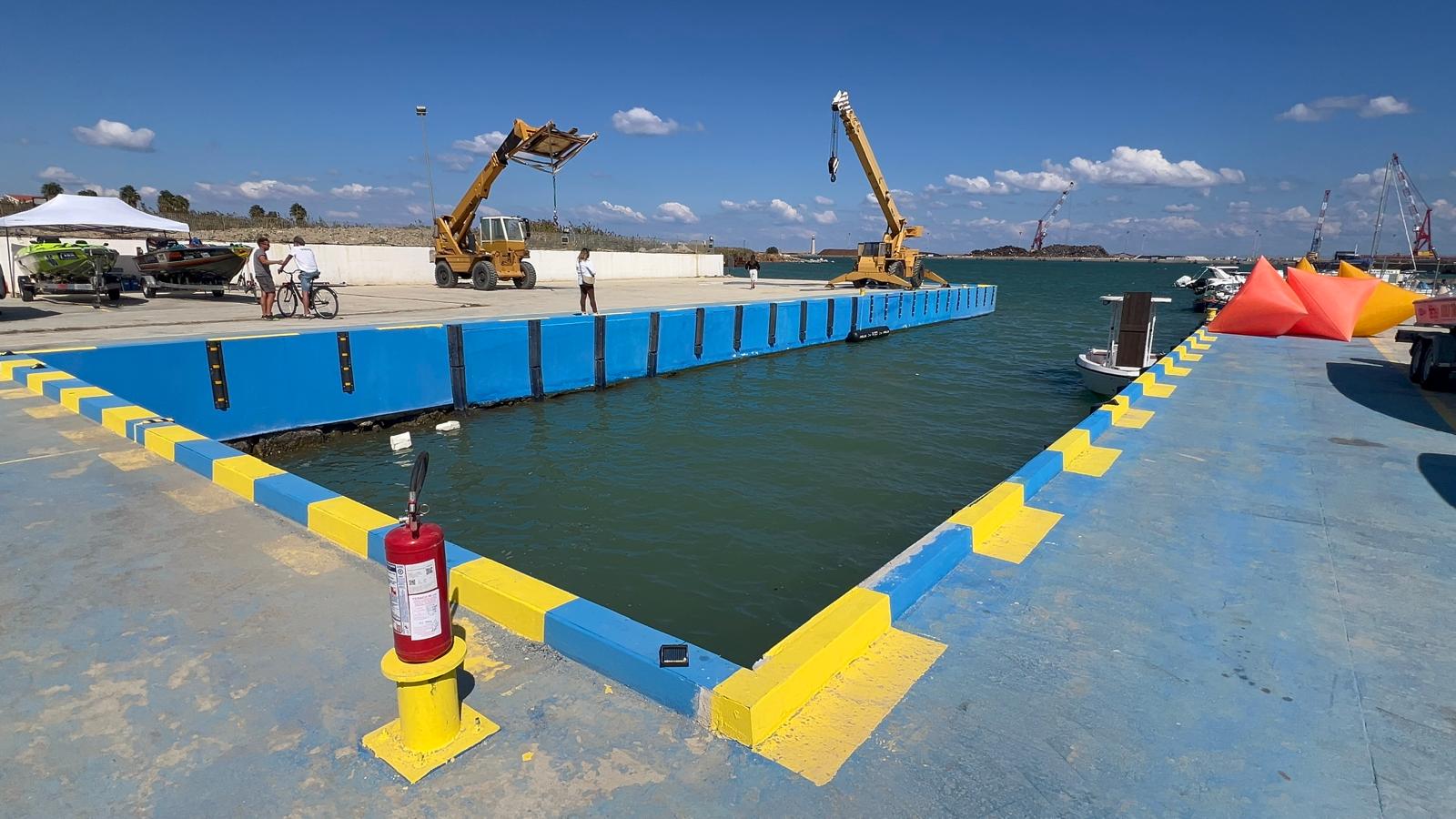 Porto di Corigliano, inaugurata la più grande vasca di alaggio e varo della Cala