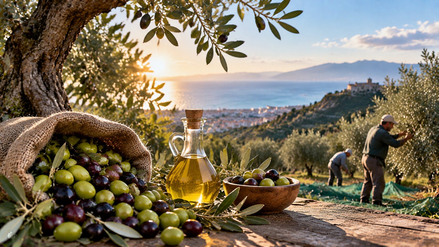 Raccolta di olive
