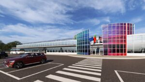 Rendering Aeroporto di Reggio Calabria dopo nuovi lavori e investimento da 64 milioni di euro