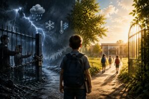 Scuola condizioni atmosferiche