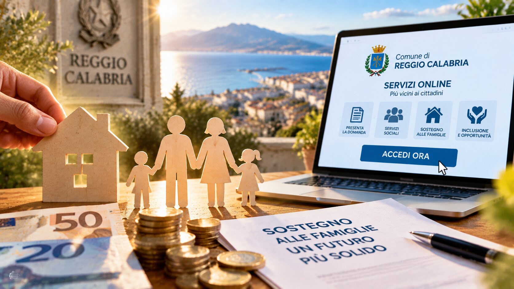 Sostegno alle famiglie a Reggio Calabria