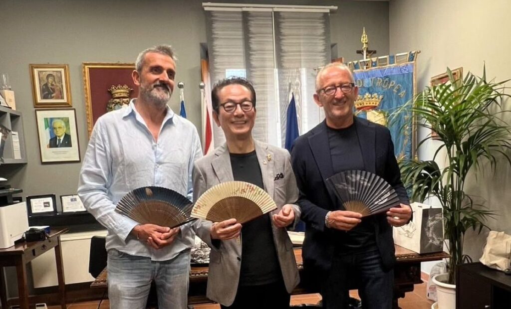 Tropea-Giappone sindaco Macrì e Yutaka Mizutani