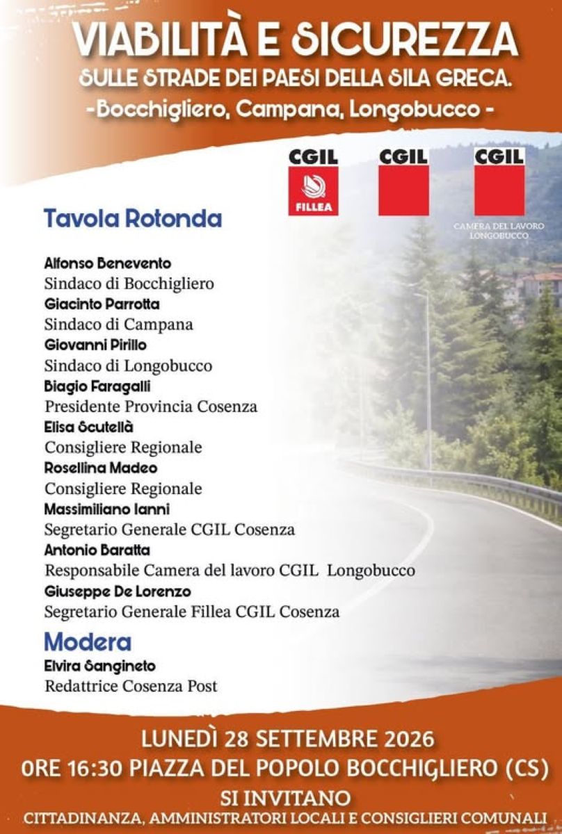 Viabilità e Sicurezza locandina
