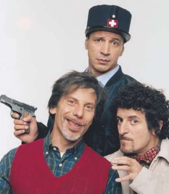 aldo giovanni e giacomo huber poliziotto svizzero