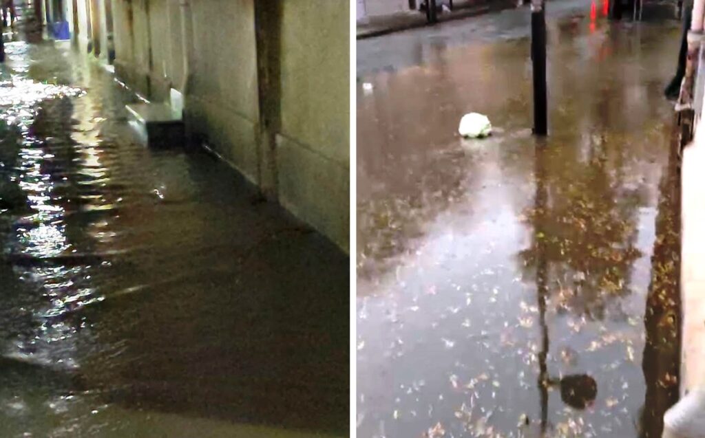 allagamenti viale galileo