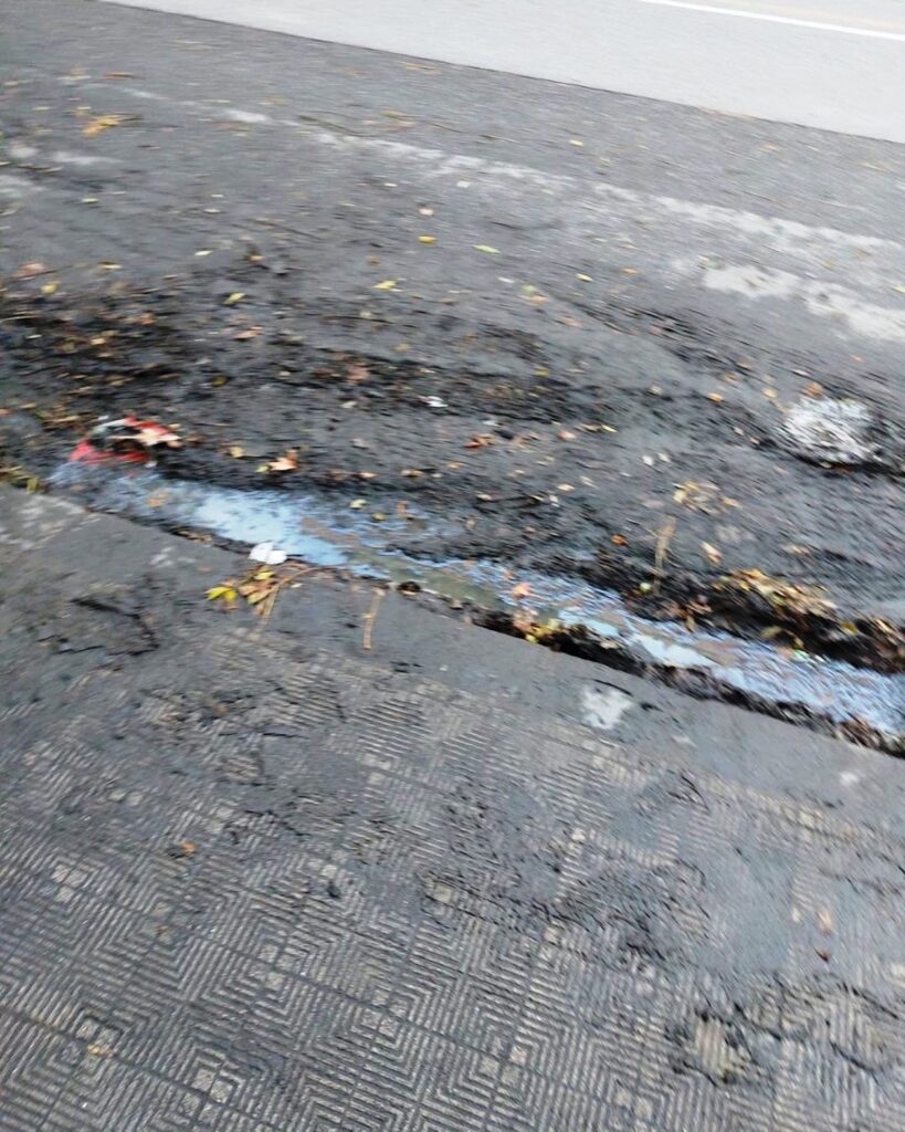 allagamenti viale galileo galilei con la pioggia