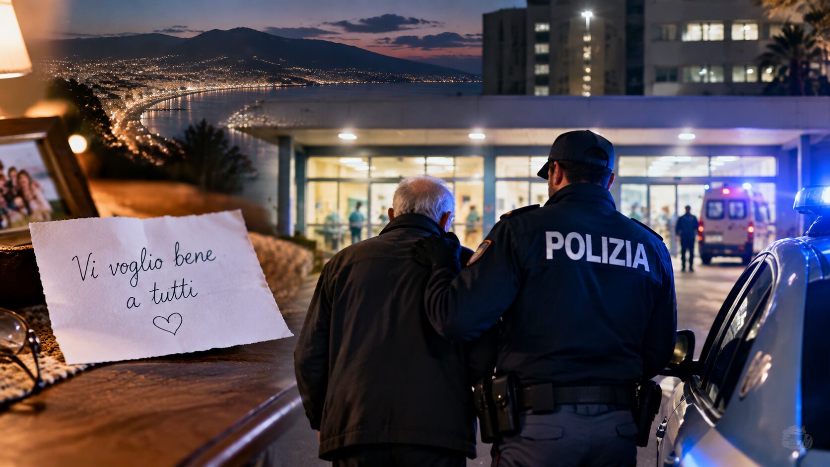 anziano ritrovato dalla polizia al GOM