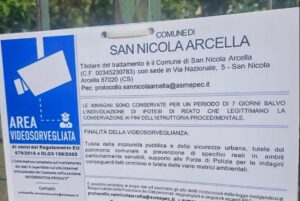 area videosorvegliata san nicola arcella