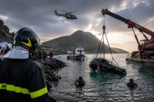 auto finisce in mare