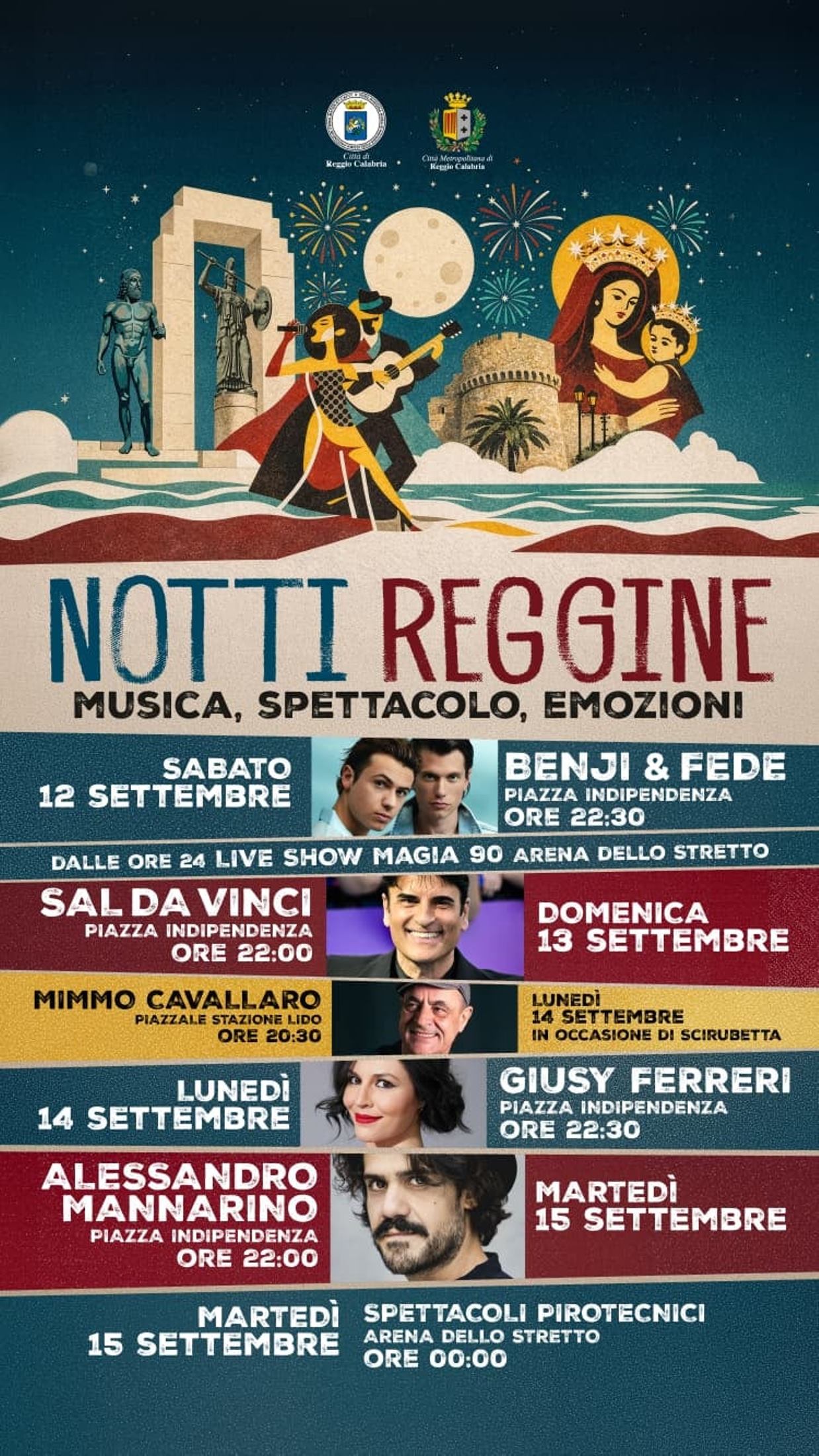 cantanti festa di madonna 2026