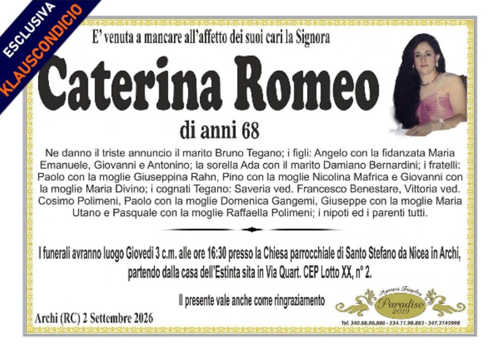 caterina romeo manifesto