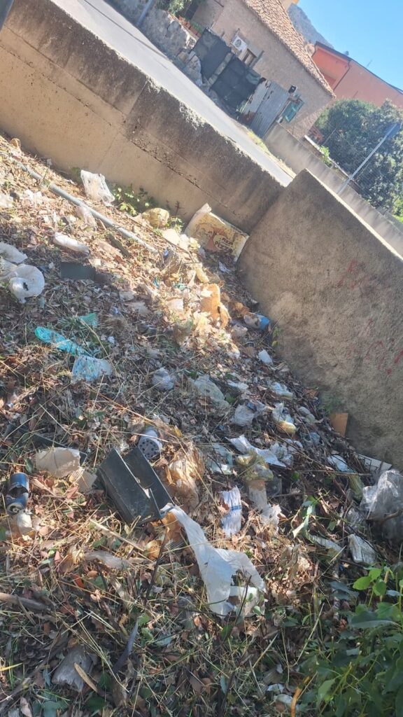 cittadini ripuliscono villetta di via Gran Madre di Dio
