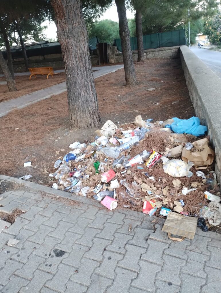 cittadini ripuliscono villetta di via Gran Madre di Dio